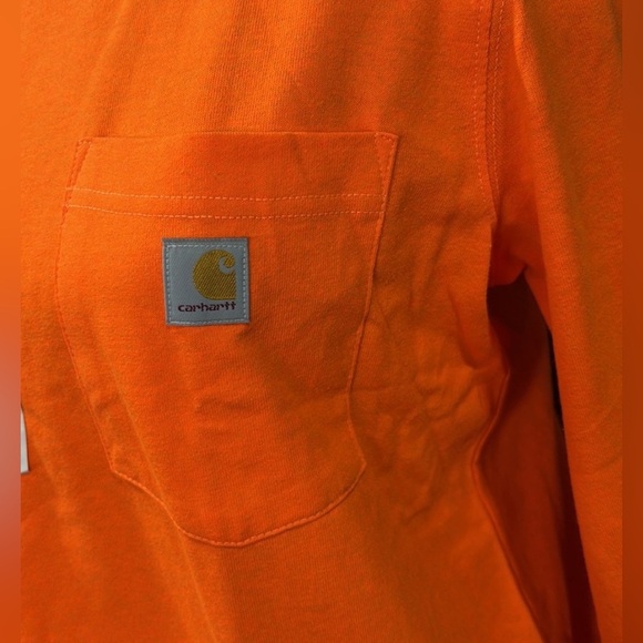 Carhartt Loose Fit Heavyweight, chest pocket, patch logo,rib knit cuff,,crewneck - Picture 9 of 9